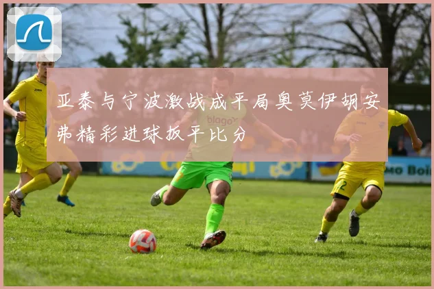 亚泰与宁波激战成平局奥莫伊胡安弗精彩进球扳平比分