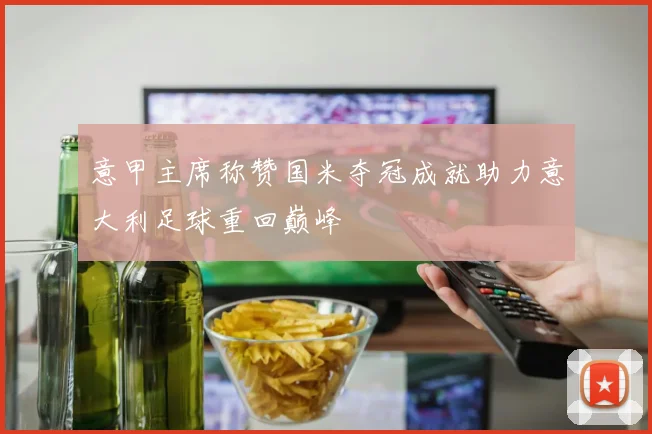意甲主席称赞国米夺冠成就助力意大利足球重回巅峰